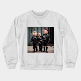 Punk Rock Toddlers Crewneck Sweatshirt